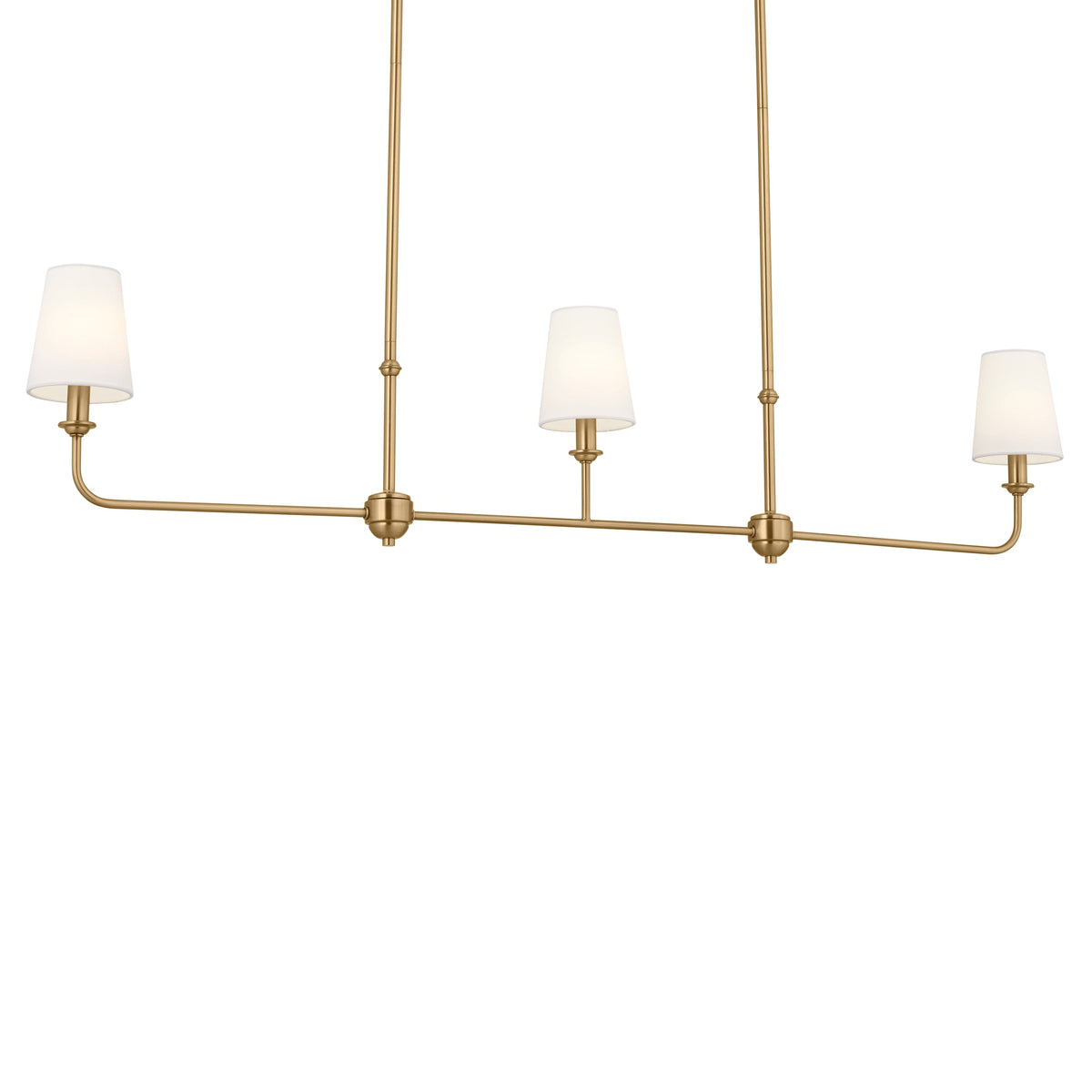 Kichler Pallas 3-Light Brushed Traditional Chandelier