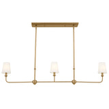 Kichler Pallas 3-Light Brushed Traditional Chandelier
