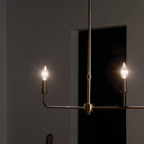 Kichler Pallas 3-Light Brushed Traditional Chandelier