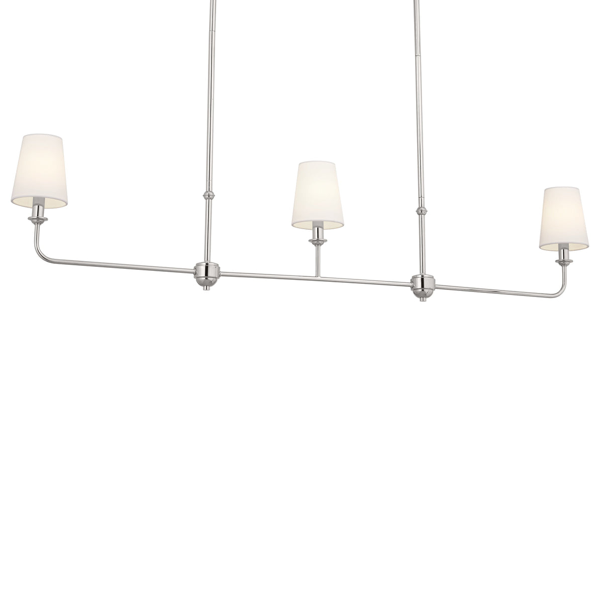 Kichler Pallas 3-Light Polished Nickel Traditional Chandelier