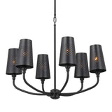 Kichler Adeena 6-Light Black Traditional Chandelier