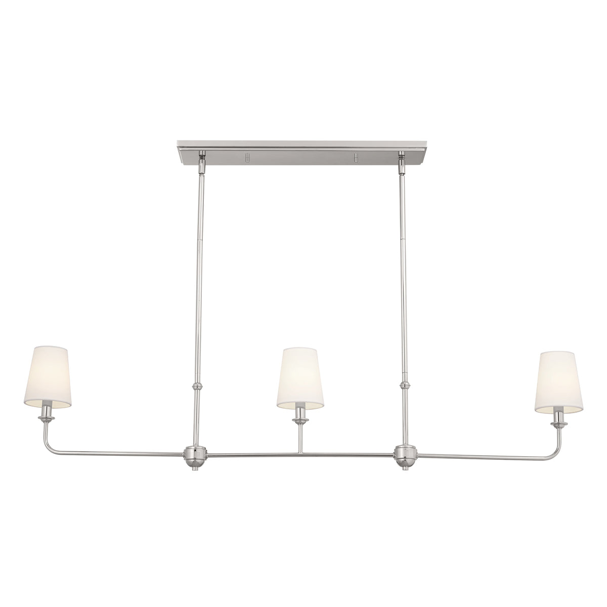 Kichler Pallas 3-Light Polished Nickel Traditional Chandelier