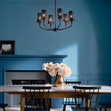 Kichler Adeena 6-Light Black Traditional Chandelier