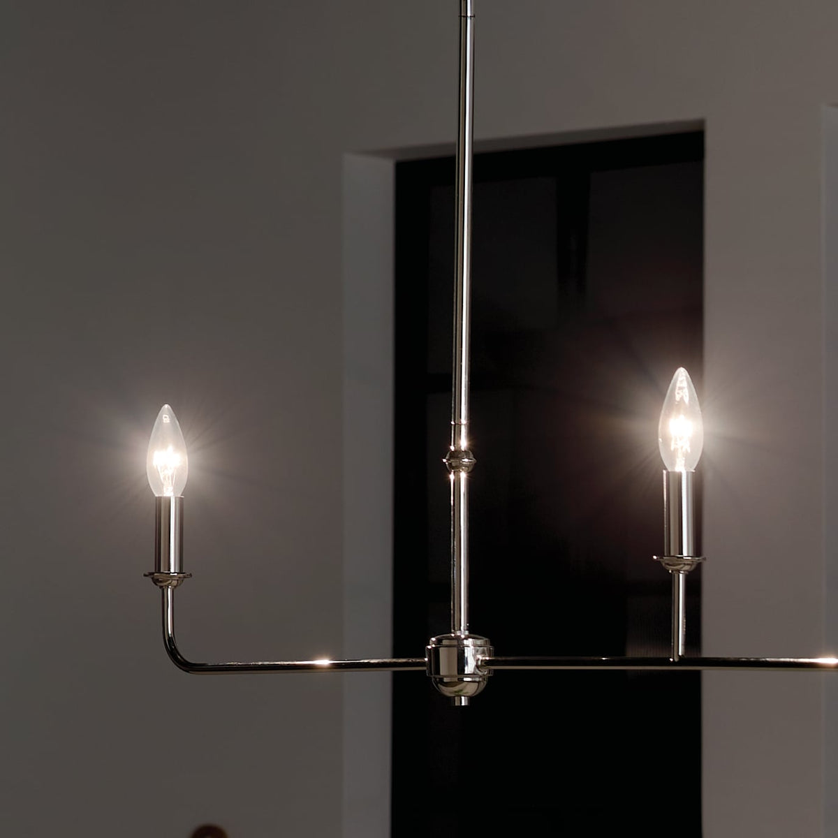 Kichler Pallas 3-Light Polished Nickel Traditional Chandelier