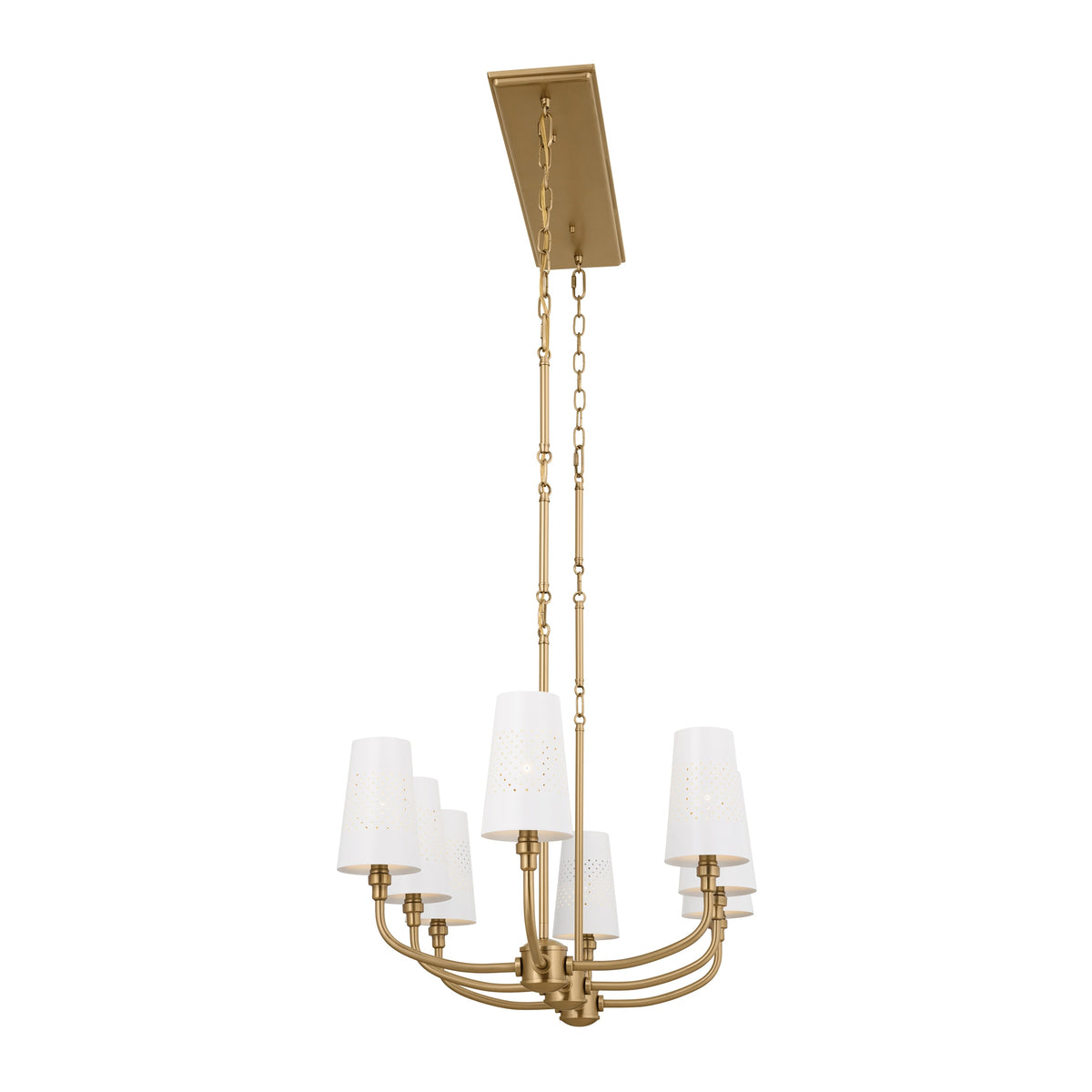 Kichler Adeena 8-Light Brushed Traditional Chandelier