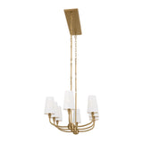 Kichler Adeena 8-Light Brushed Traditional Chandelier