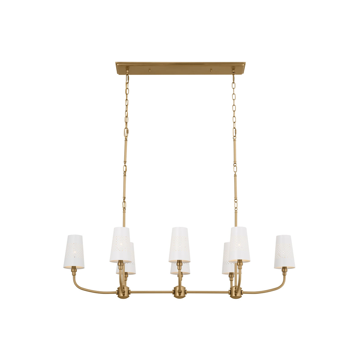 Kichler Adeena 8-Light Brushed Traditional Chandelier