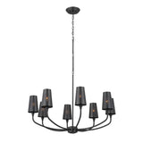 Kichler Adeena 8-Light Black Traditional Chandelier