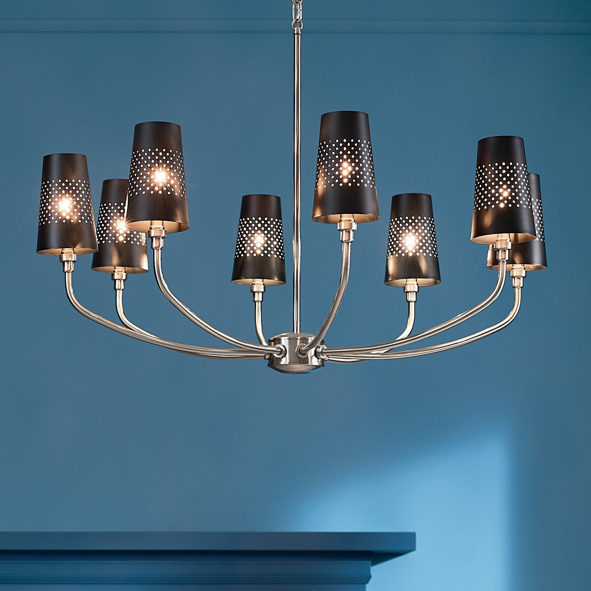Kichler Adeena 8-Light Pewter Traditional Chandelier