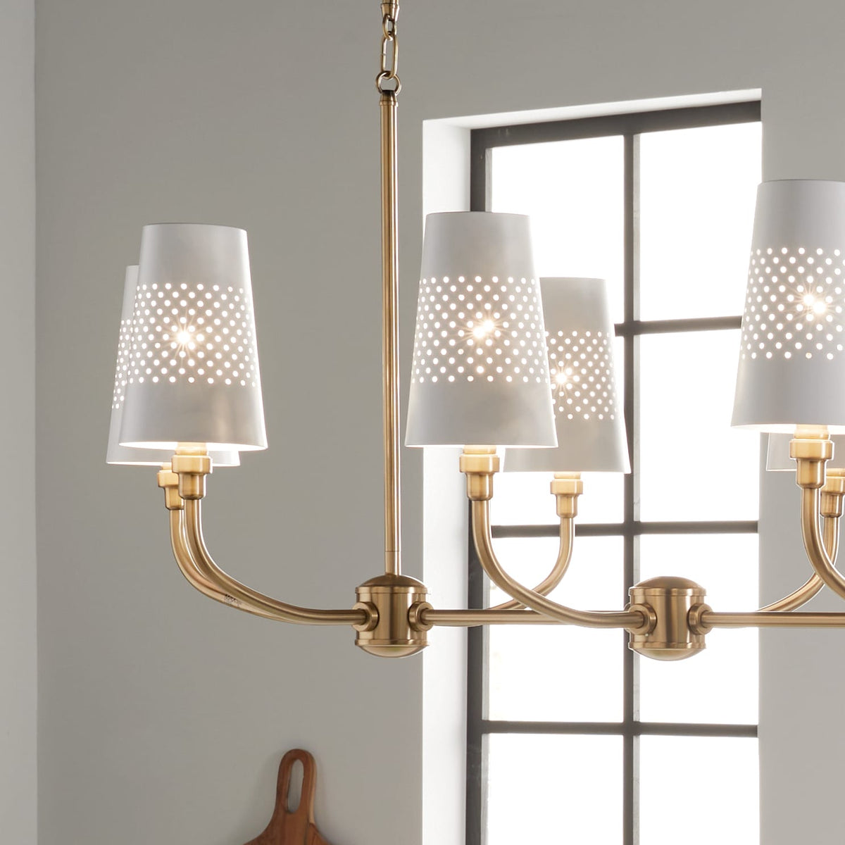 Kichler Adeena 8-Light Brushed Traditional Chandelier