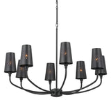 Kichler Adeena 8-Light Black Traditional Chandelier