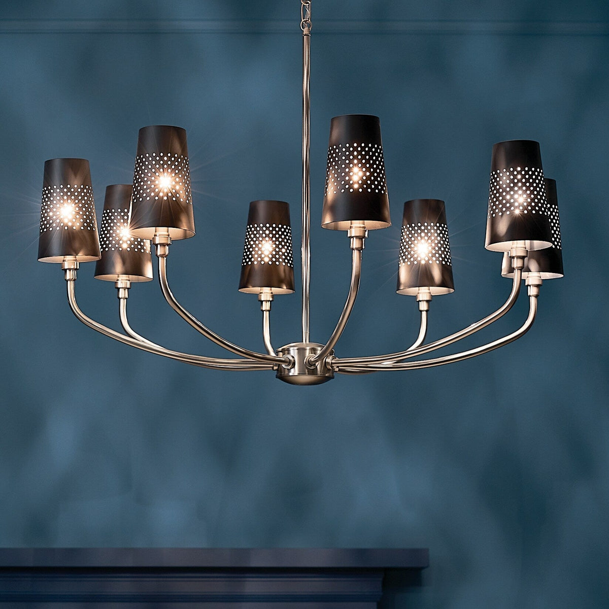 Kichler Adeena 8-Light Pewter Traditional Chandelier