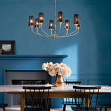 Kichler Adeena 8-Light Pewter Traditional Chandelier