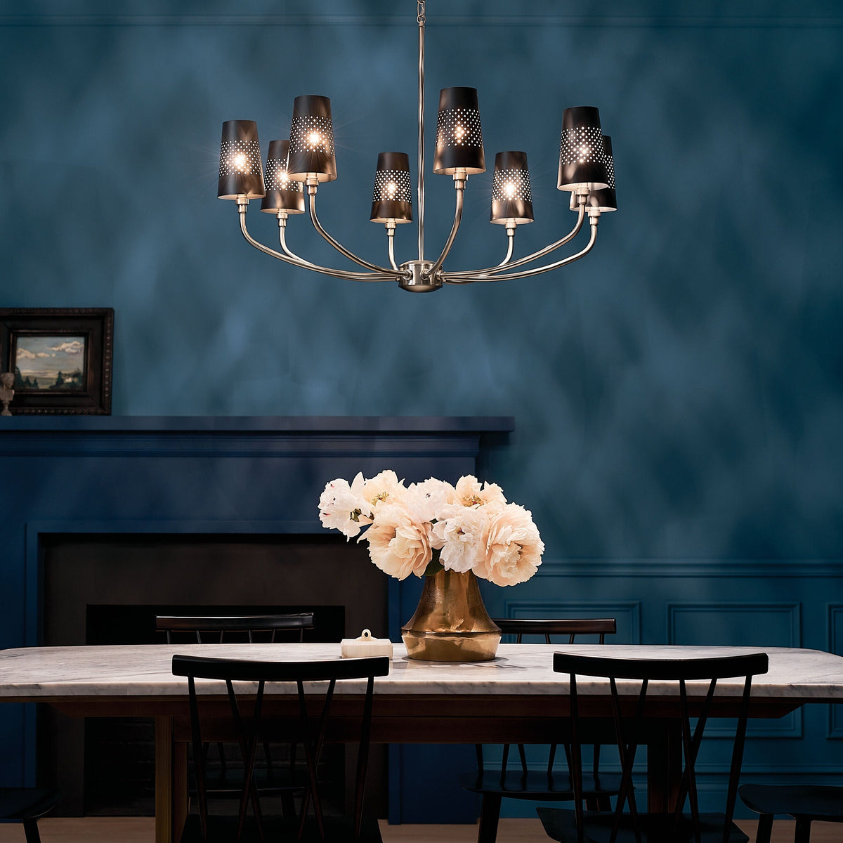 Kichler Adeena 8-Light Pewter Traditional Chandelier