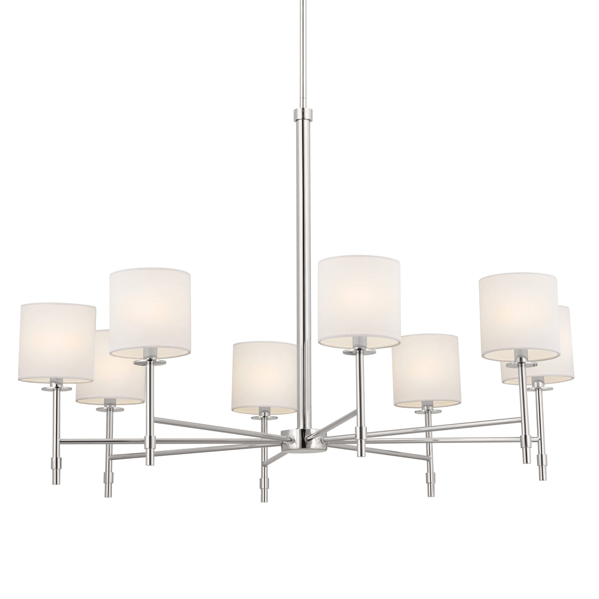 Kichler Ali 8-Light Polished Nickel Traditional Chandelier