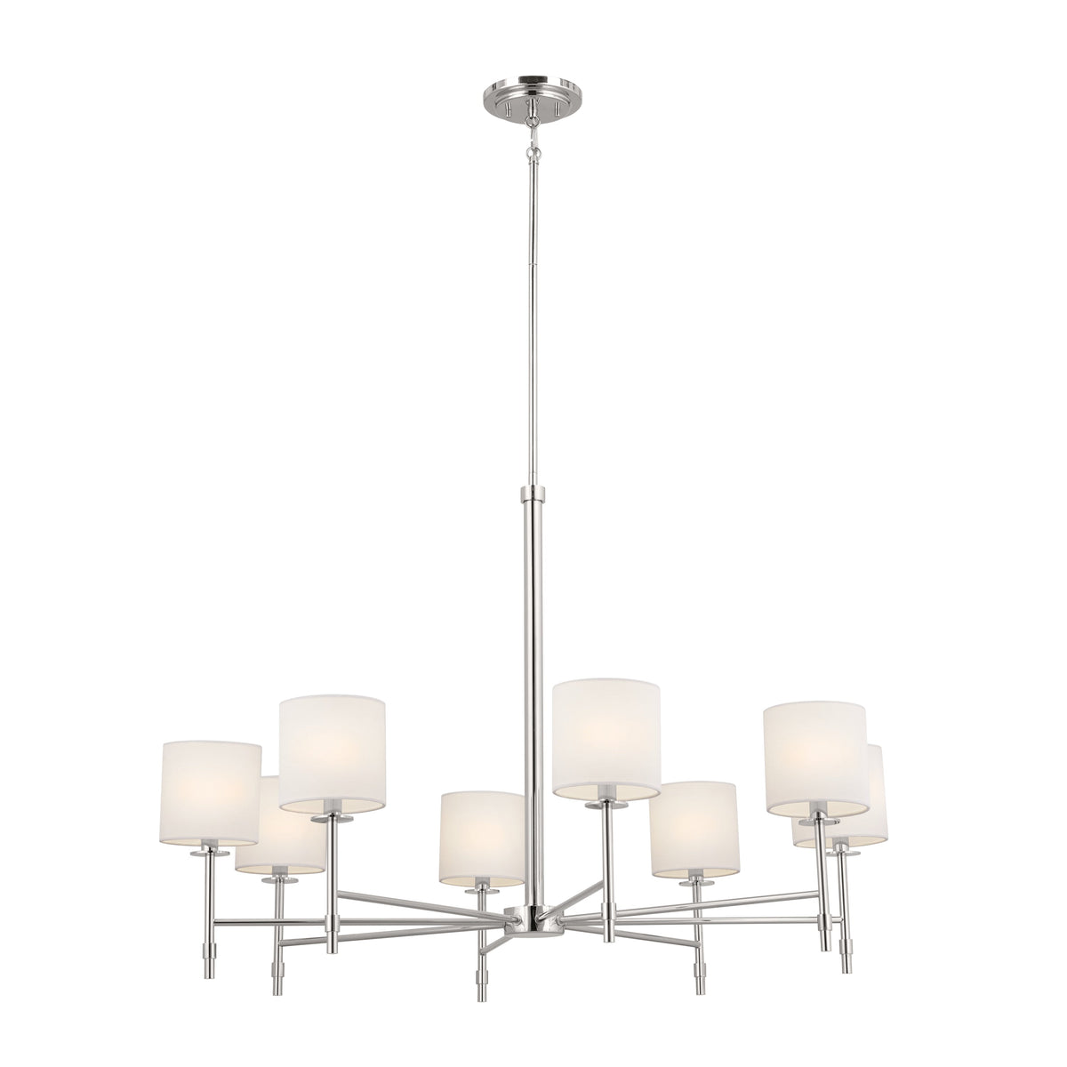 Kichler Ali 8-Light Polished Nickel Traditional Chandelier