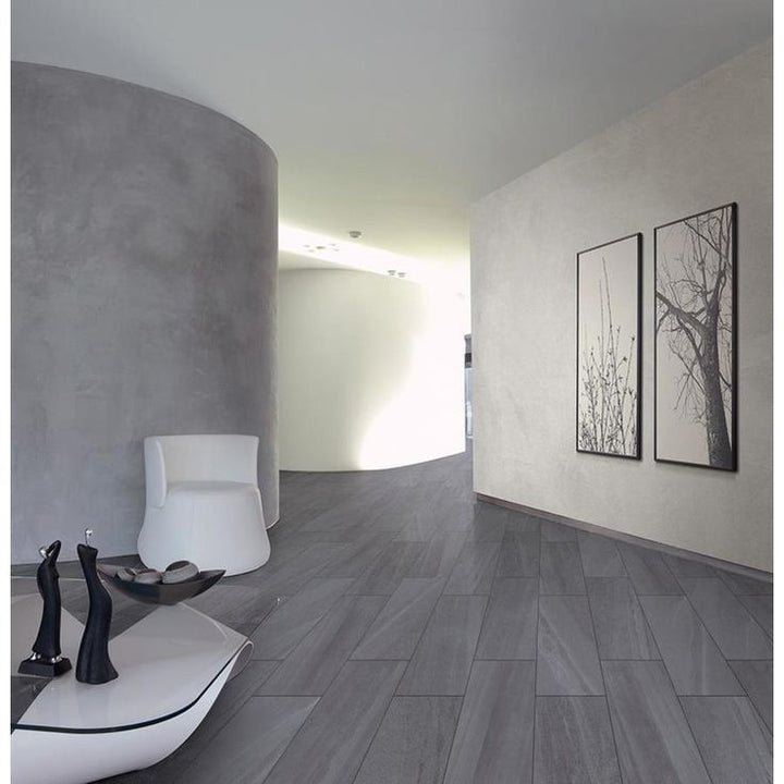 Emser ACCESS 8-Pack Voyage 12-in x 24-in Glazed Porcelain Stone Look Tile