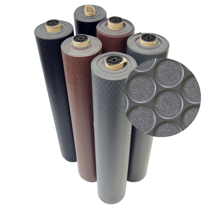Rubber-Cal 48-in W x 0.078-in T Flexible PVC Gym Floor Roll (20-sq ft)