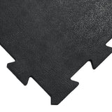 Rubber-Cal 24-in W x 24-in L x 0.375-in T Interlocking Rubber Gym Floor Tile (48-sq ft)
