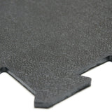 Rubber-Cal 24-in W x 24-in L x 0.375-in T Interlocking Rubber Gym Floor Tile (48-sq ft)