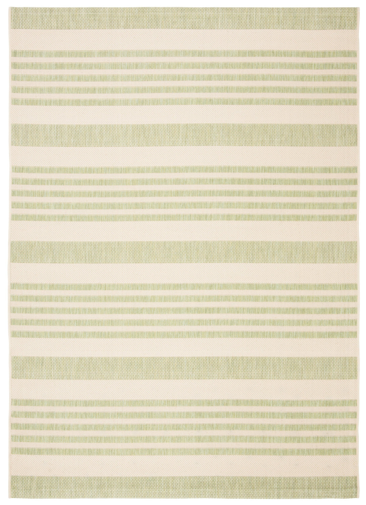 Safavieh Courtyard Dobby 5 x 8 Beige/Sweet Pea Indoor/Outdoor Stripe Coastal Area Rug