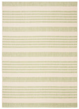 Safavieh Courtyard Dobby 5 x 8 Beige/Sweet Pea Indoor/Outdoor Stripe Coastal Area Rug