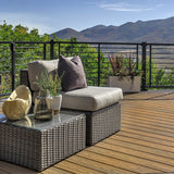 Trex Signature Railing 2.5-in x 2.5-in x 3-1/4-ft Charcoal Black Aluminum Deck Post