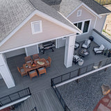 Trex Signature Railing 2.5-in x 2.5-in x 3-1/4-ft Charcoal Black Aluminum Deck Post