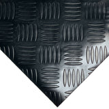 Rubber-Cal 4-in W x 0.079-in T Flooring Tape Rubber Gym Floor Roll (16-sq ft)