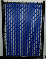 Pexco 6-ft H x 1-in W Blue Hdpe Chain Link Fence Slat 82-Pack