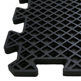 Rubber-Cal 20-in W x 20-in L x 0.625-in T Interlocking Rubber Gym Floor Tile (11-sq ft) (4-Pack)