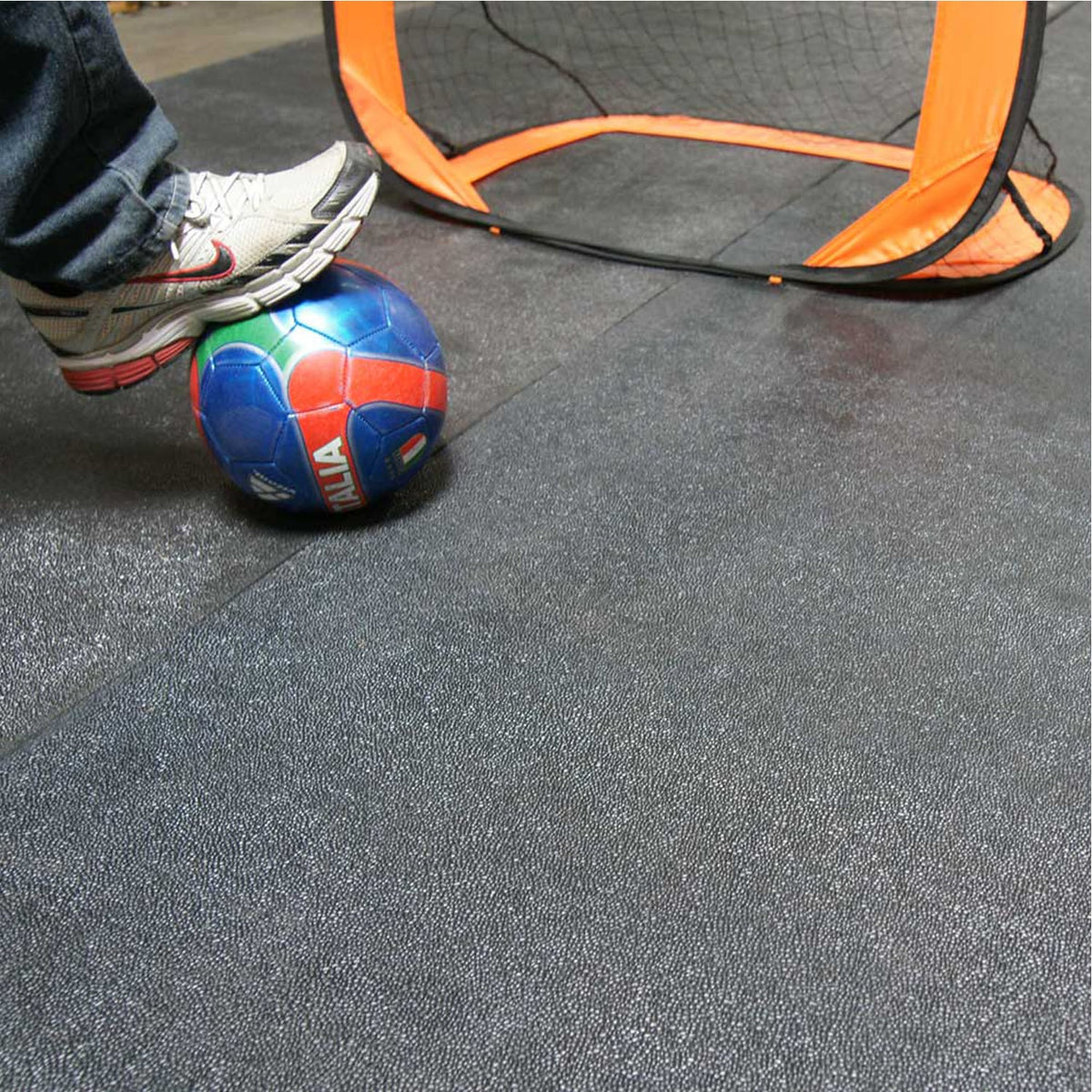 Rubber-Cal 0.125-in T Flooring Tape Rubber Gym Floor Roll (16-sq ft)