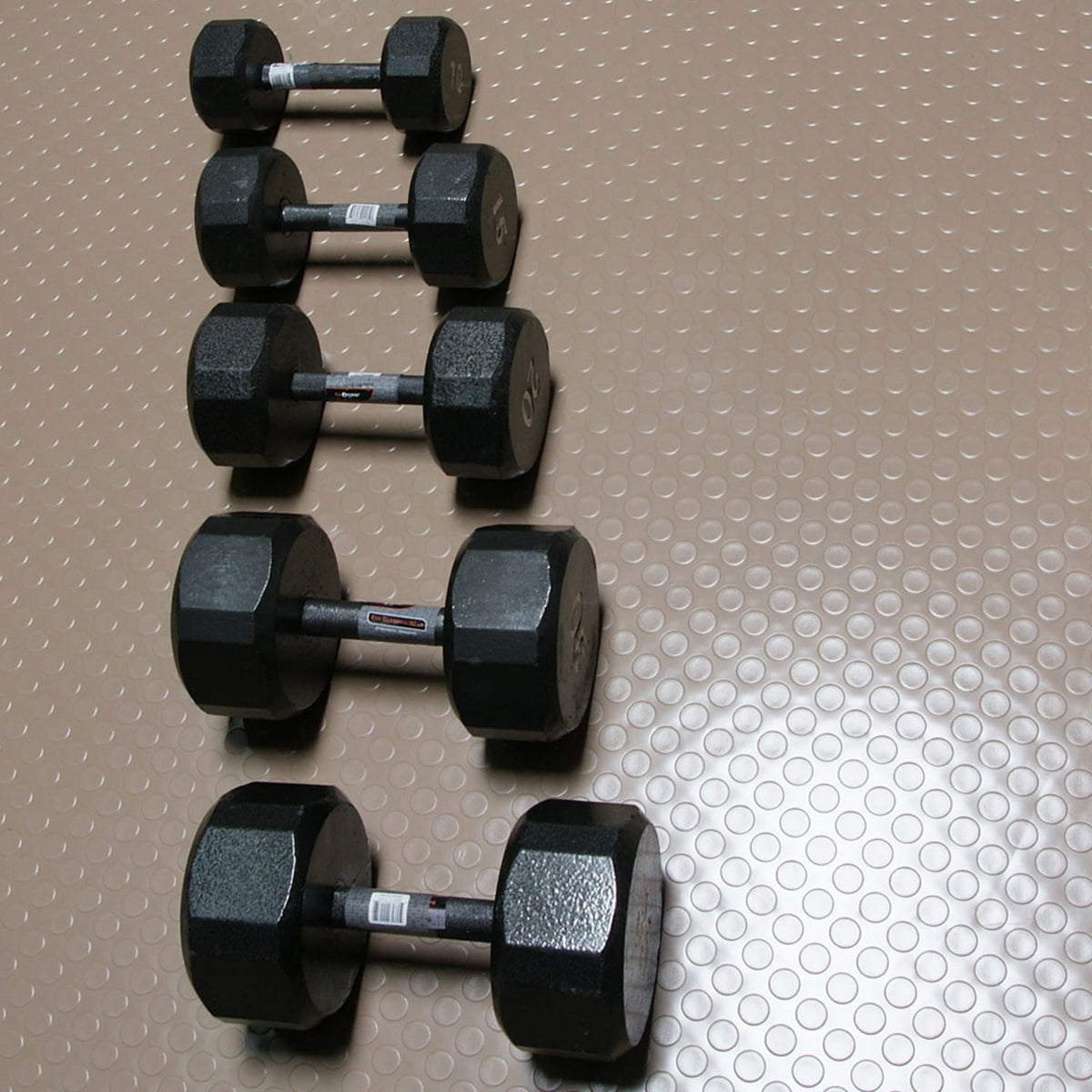 Rubber-Cal 0.098-in T Flexible PVC Gym Floor Roll (16-sq ft)