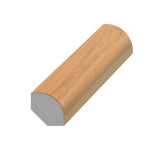 Bruce Forest Rain Natural Hickory 0.875-in T x 0.875-in W x 94-in L Wood Veneer with Vinyl Core Quarter Round