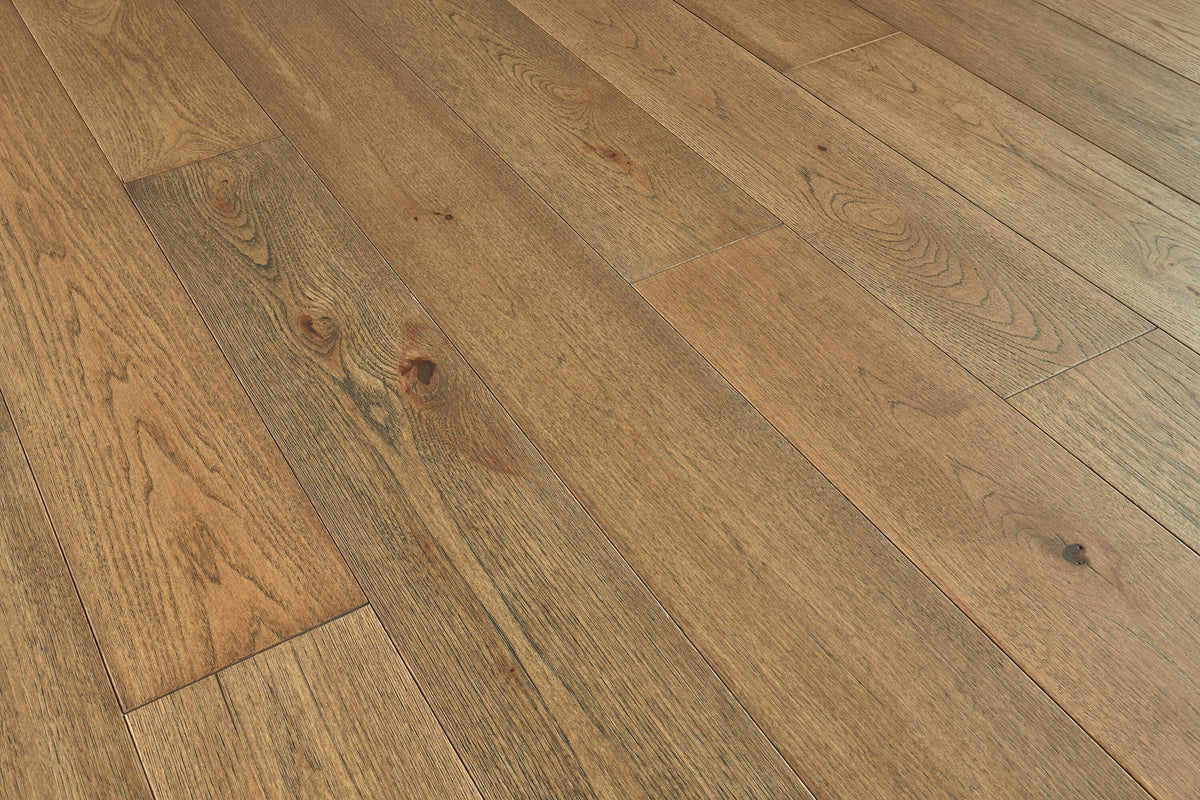 Bruce (Sample) Forest Rain Calming Tea White Oak Engineered Wirebrushed Waterproof Hardwood Flooring