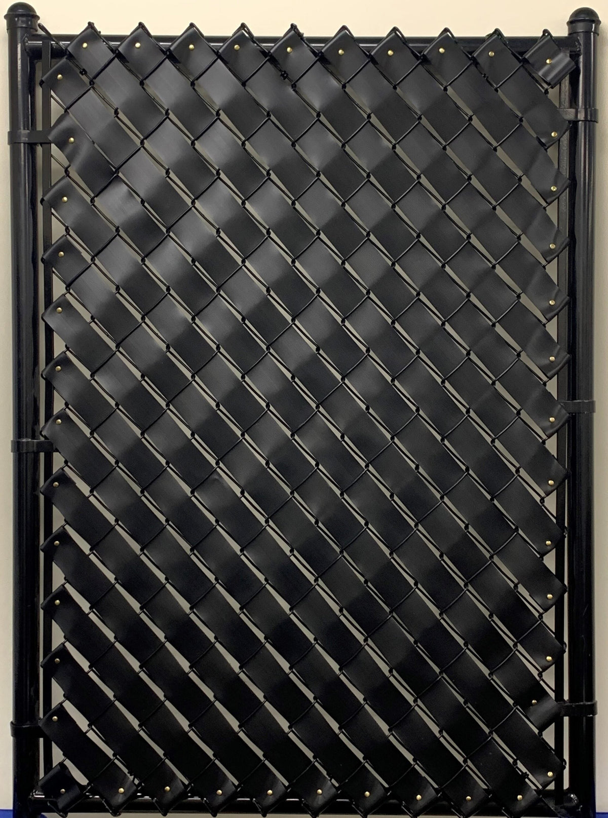 Pexco 1-3/8-in W Black Ldpe Chain Link Fence Slat