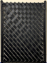 Pexco 1-3/8-in W Black Ldpe Chain Link Fence Slat