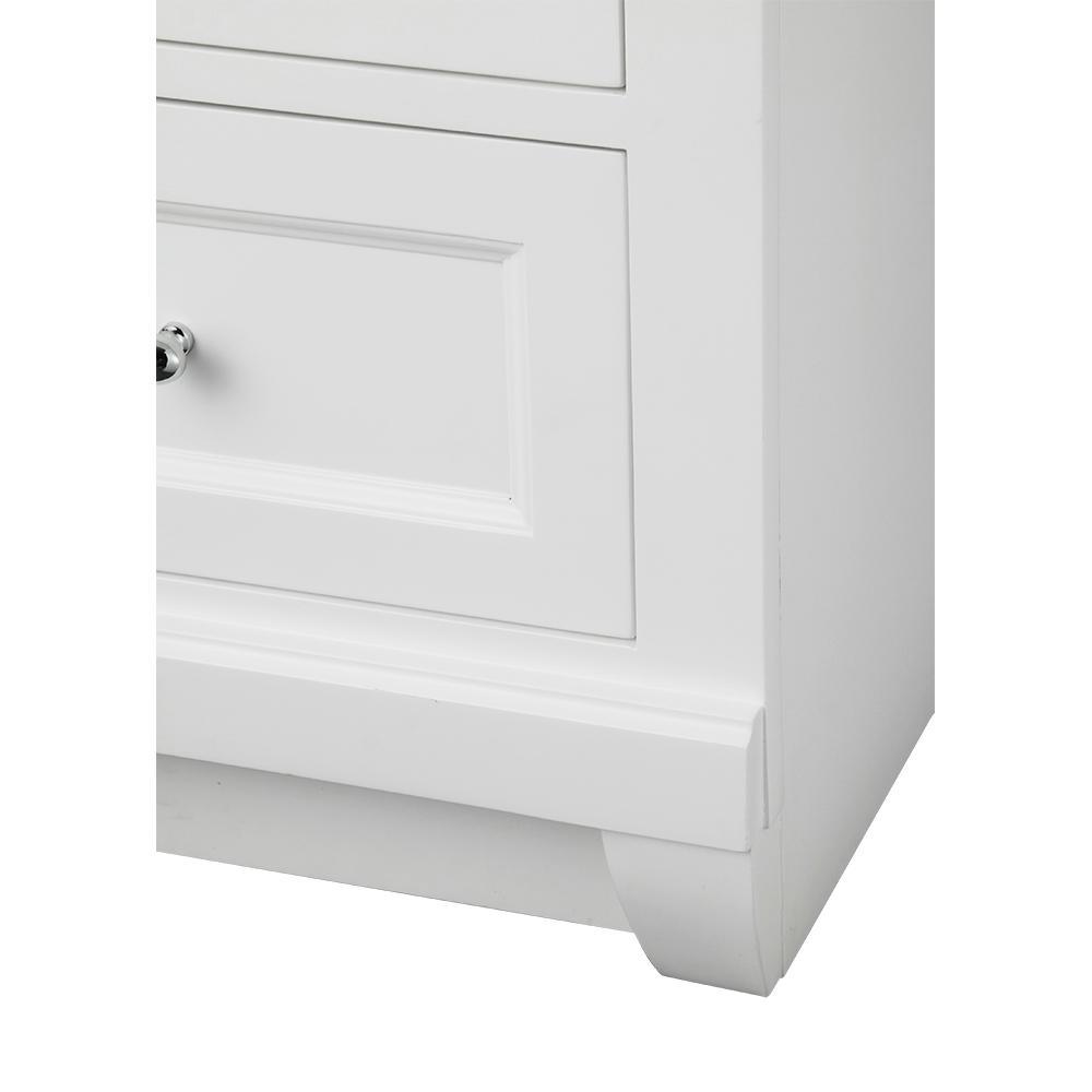 Naples 48 in. W Bath Vanity Cabinet Only in White - Super Arbor