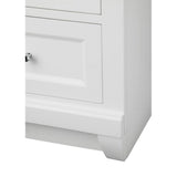 Naples 48 in. W Bath Vanity Cabinet Only in White - Super Arbor