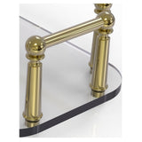 Allied Brass Unlacquered Brass Freestanding Towel Rack