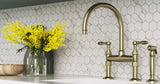 Satori Regent Carrara 12-in x 12-in Matte Porcelain Marble Look Hexagon Mosaic Floor and Wall Tile (0.93-sq. ft/ Piece)