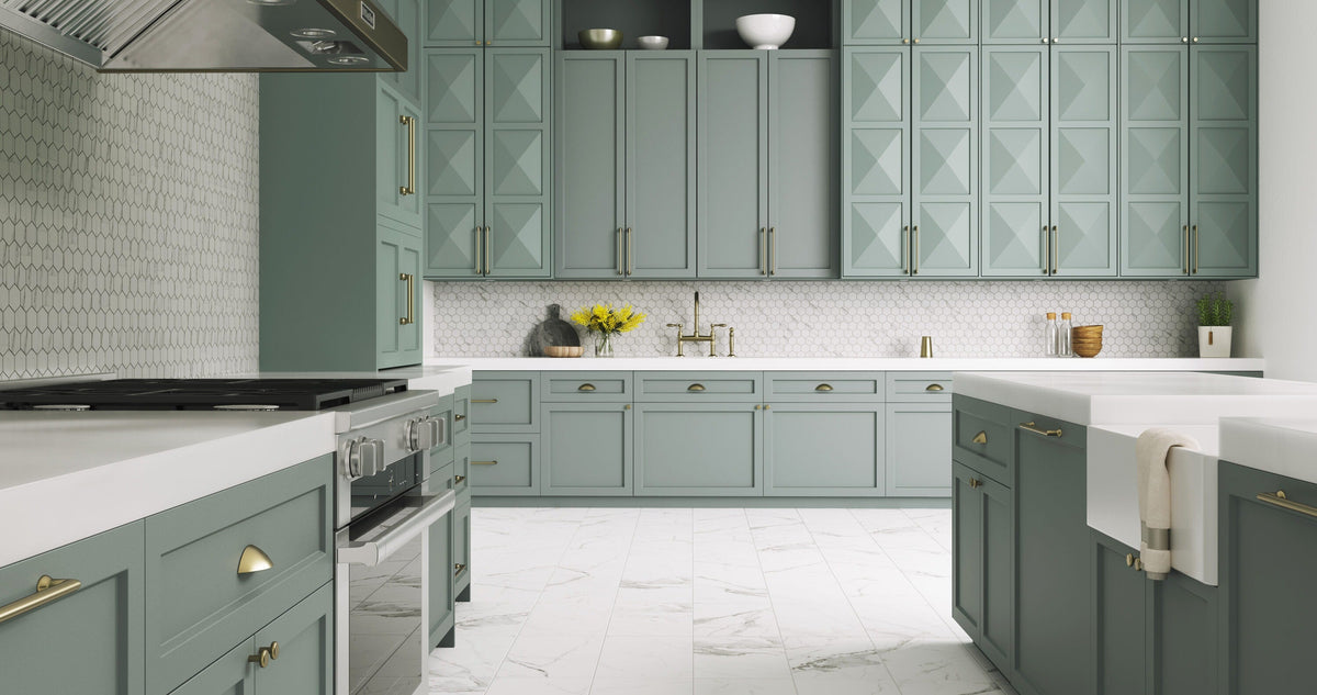 Satori Statuario Matte 12-in x 24-in Matte Porcelain Marble Look Floor Tile