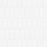Satori Hudson Brilliant White Picket 10-in x 13-in Glossy Porcelain Arabesque Mosaic Wall Tile (0.94-sq. ft/ Piece)