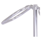 Allied Brass Satin Chrome Freestanding Countertop Double Towel Ring