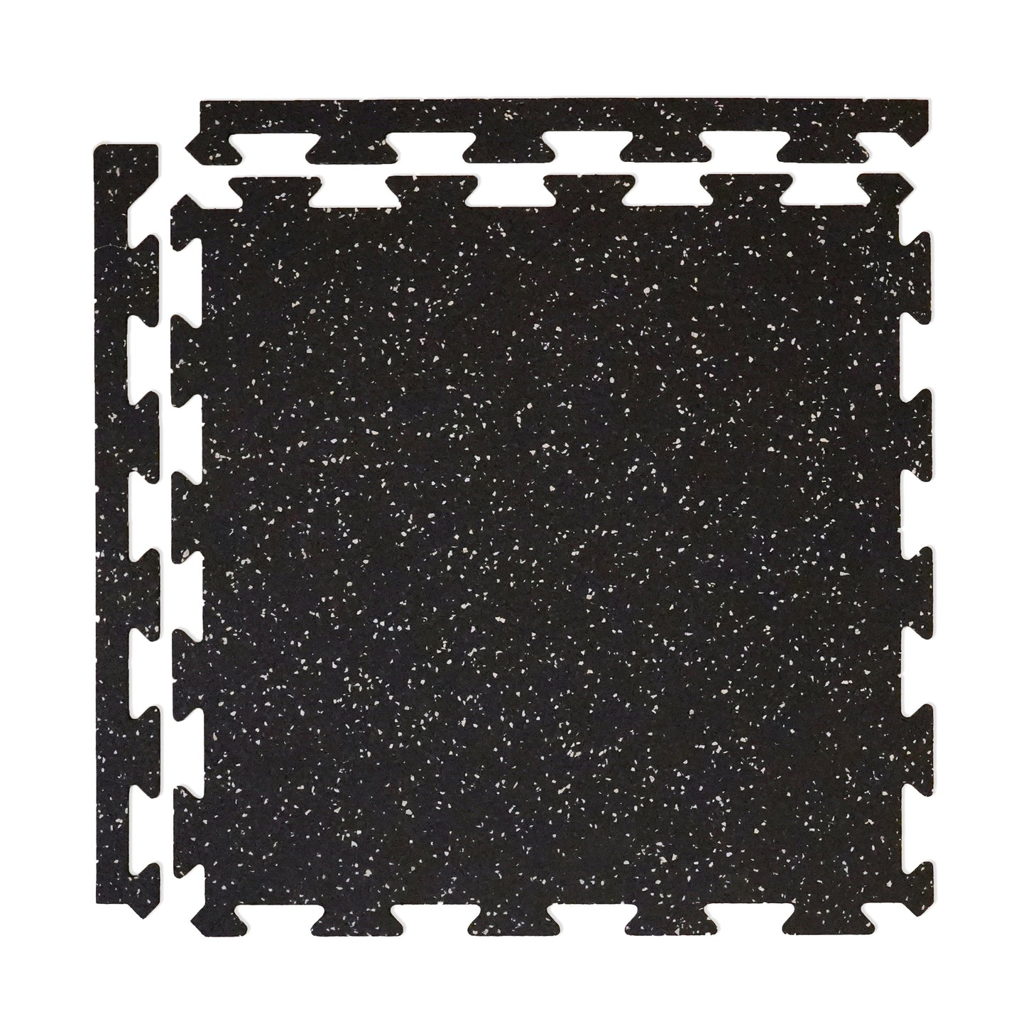 Courage GymFloor 24-in W x 24-in L x 0.315-in T Interlocking Rubber Gym Floor Tile (25.7-sq ft) (6-Pack)