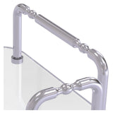 Allied Brass Satin Chrome Freestanding Towel Rack