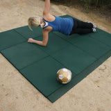 Rubber-Cal 20-in W x 20-in L Interlocking Rubber Gym Floor Tile (2.78-sq ft)