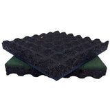 Rubber-Cal 19.5-in W x 19.5-in L x 2.5-in T Interlocking Rubber Gym Floor Tile (28-sq ft) (10-Pack)