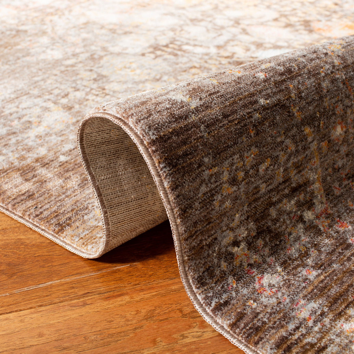 Safavieh Vintage Persian Tulac 8 x 10 Brown/Multi Indoor Distressed/Overdyed Vintage Area Rug