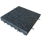 Rubber-Cal 19.5-in W x 19.5-in L x 3-in T Interlocking Rubber Gym Floor Tile (332-sq ft)